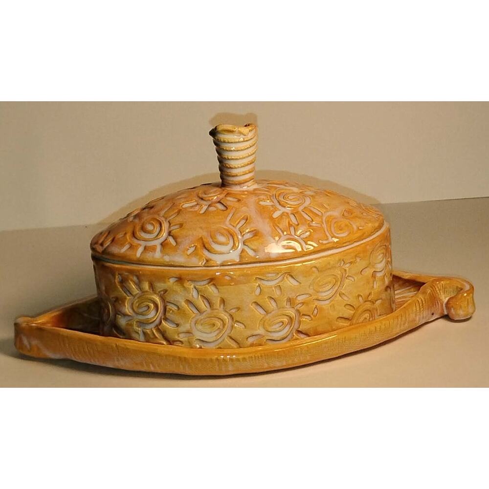 Napco Ceramic Trinket Dish Candy Dish or used as a Butter Dish